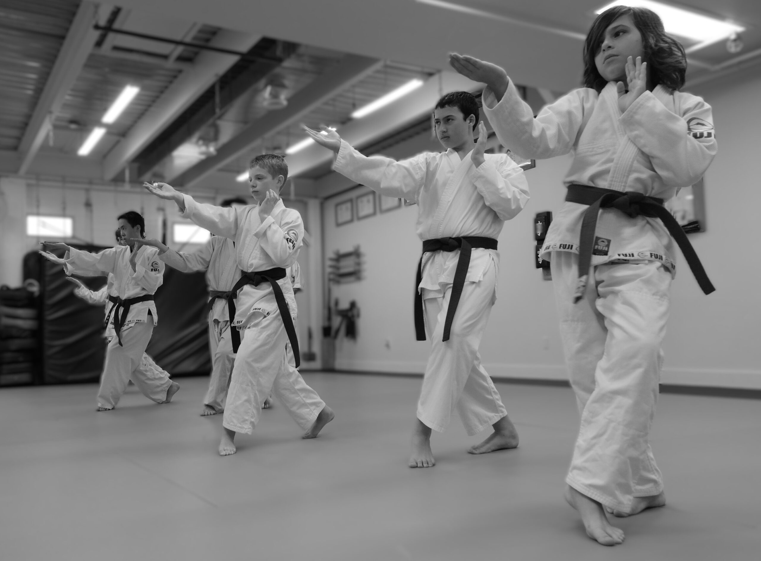 Karate intermediate class at Jitsu-Do